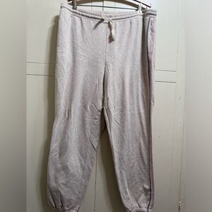 Madewell MWL Superbrushed Contrast-Stitched Easygoing Sweatpants Joggers